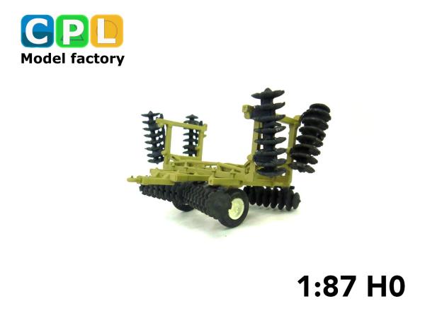 Scheibenegge BDT-7 olive Transportstellung